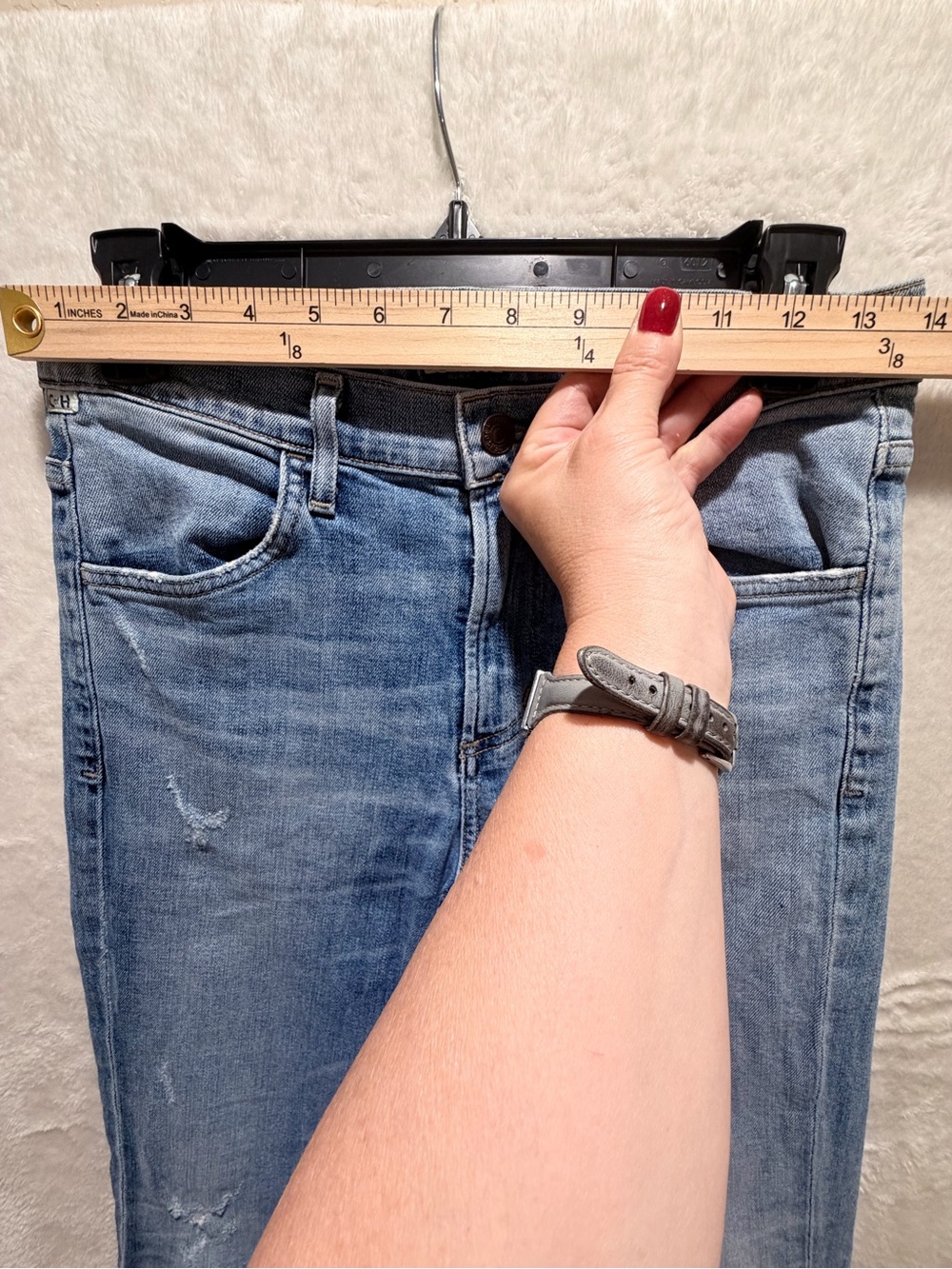 Citizens of Humanity Premium Vintage Bootcut Jeans 26 Made USA Distressed - Picture 11 of 15